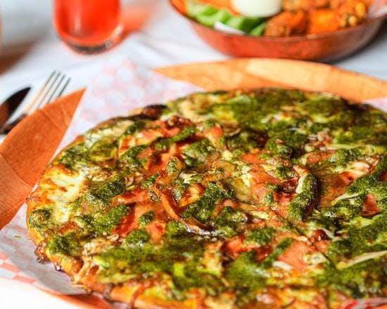 Caprese Pizza from Inga's Alpine Tavern in Denver, CO