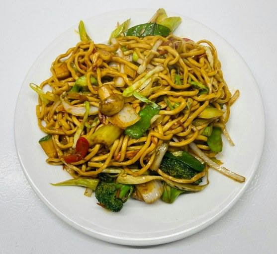 Vegetable Lo Mein from Happy Wok - Elmwood Ave in Middleton, WI