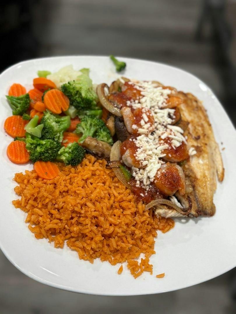 Tilapia Veracruz from Silly Serrano Mexican Restaurant in Eau Claire, WI