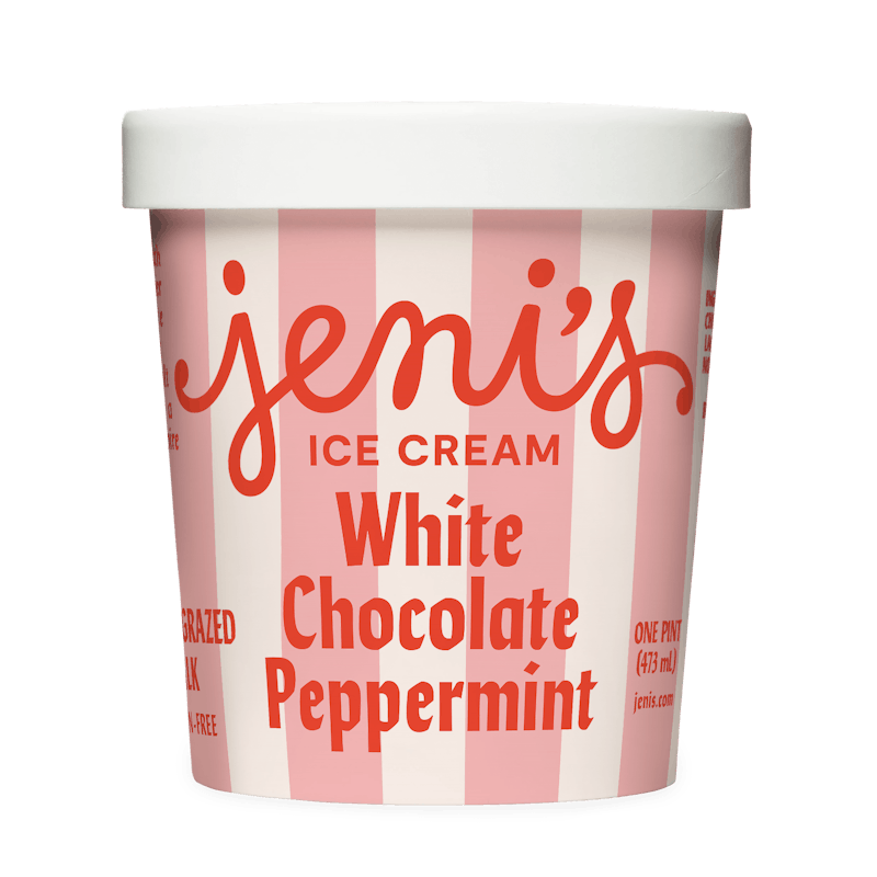 White Chocolate Peppermint Pint from Jeni's Splendid Ice Creams - University Ave in San Diego, CA