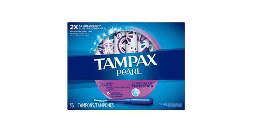TAMPAX Pearl, Ultra, Plastic Tampons, Unscented (36 ct) from CVS - N Downer Ave in Milwaukee, WI