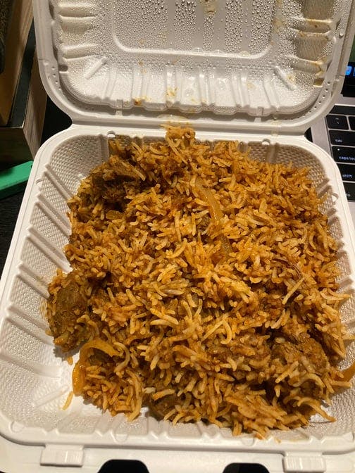 Lamb Biryani from Punjabi Tandoor - San Diego (Morehouse Dr) in San Diego, CA