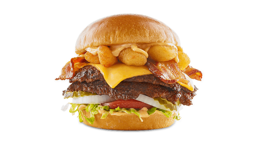 Cheese Curd Bacon Burger from Buffalo Wild Wings - University (414) in Madison, WI
