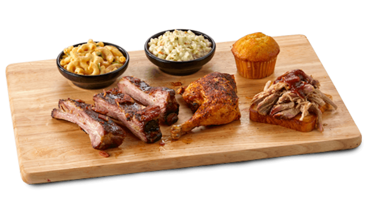 St. Louis Rib N' 2 Meats from Famous Dave's - Cedar Falls in Cedar Falls, IA