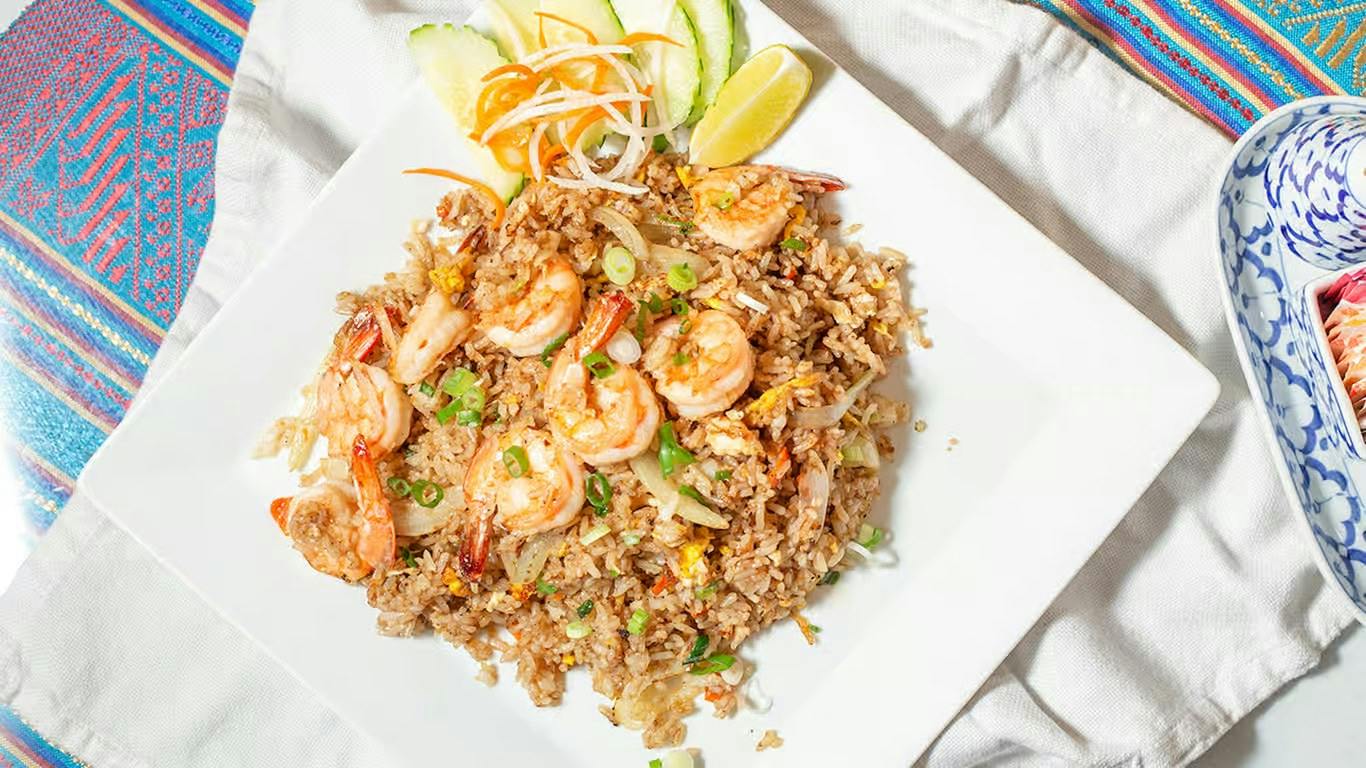 Thai Fried Rice (GF) from Thai Basil Restaurant in Ithaca, NY