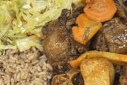 Oxtail stew Rice & Beans,cabbage from Taste of the Caribbean 1 - Capitol Heights in Capitol Heights, MD