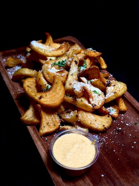 Garlic Parmesan Twirly Fries from Bun Me Up in San Jose, CA