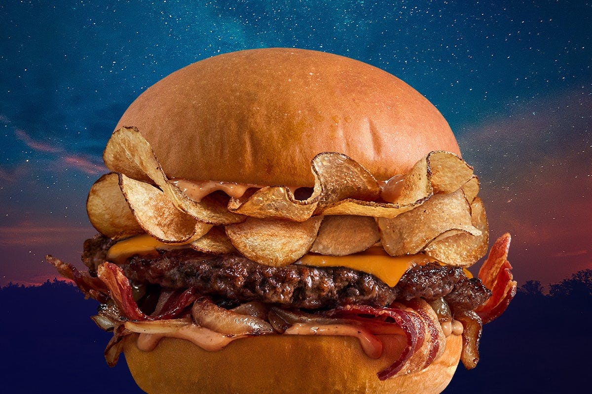 Campfire Burger from MOOYAH - S Gammon Rd in Madison, WI