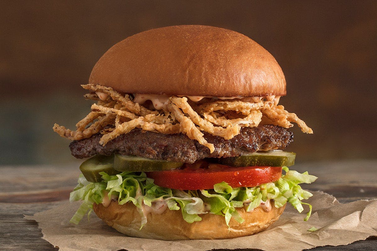 Build Your Own Certified Angus Beef? Burger from MOOYAH - S Gammon Rd in Madison, WI