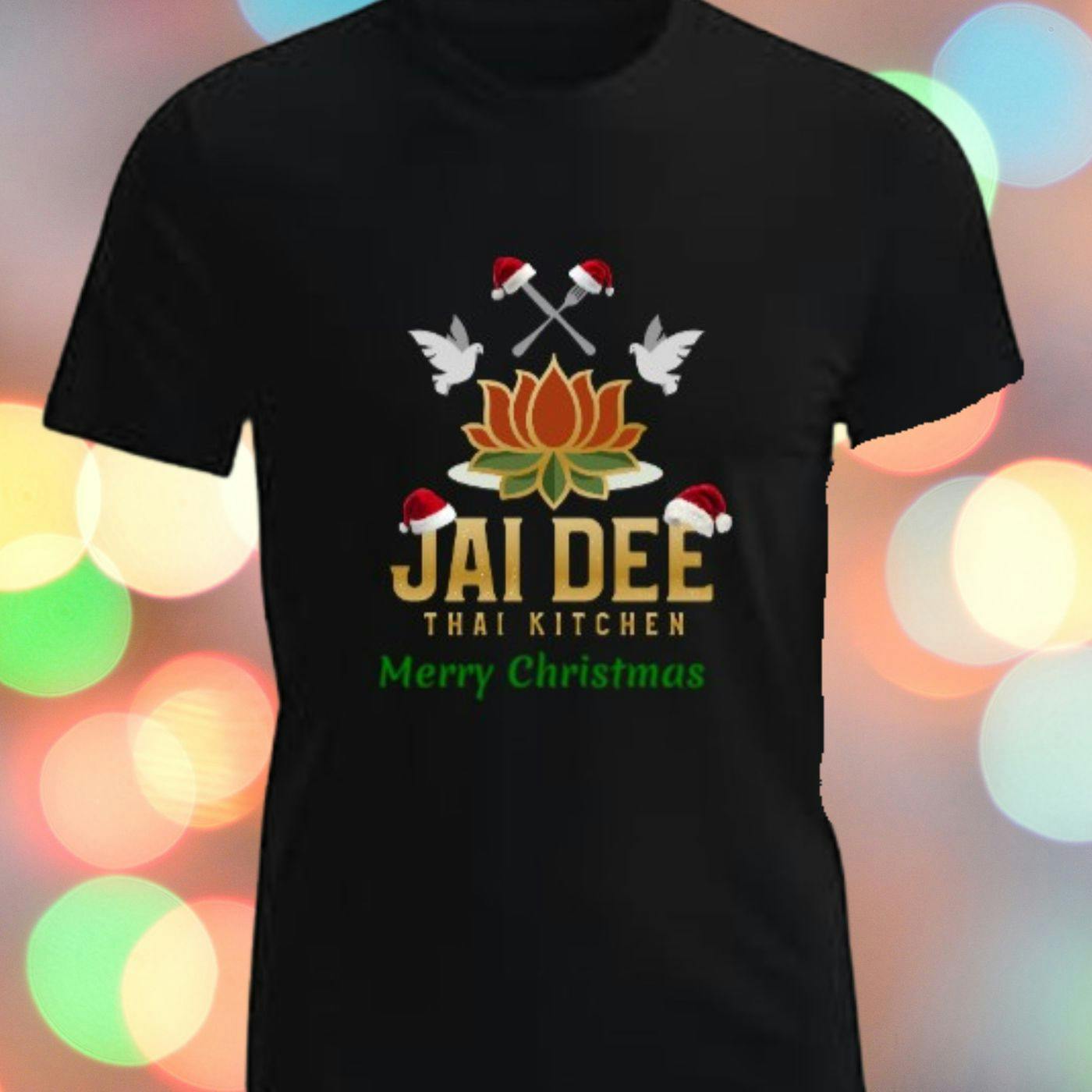 Jai Dee Christmas T-Shirt from Jai Dee Thai Kitchen - Clinton Hwy in Knoxville, TN