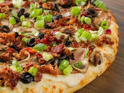 Sizzlin' Bacon Classic Pizza from Mountain Mike?s Pizza - San Ramon Blvd in San Ramon, CA