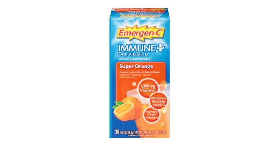Emergen-C Immune+ 1000mg Vitamin C Powder Orange (30 ct) from CVS - W Forest Home Ave in Milwaukee, WI