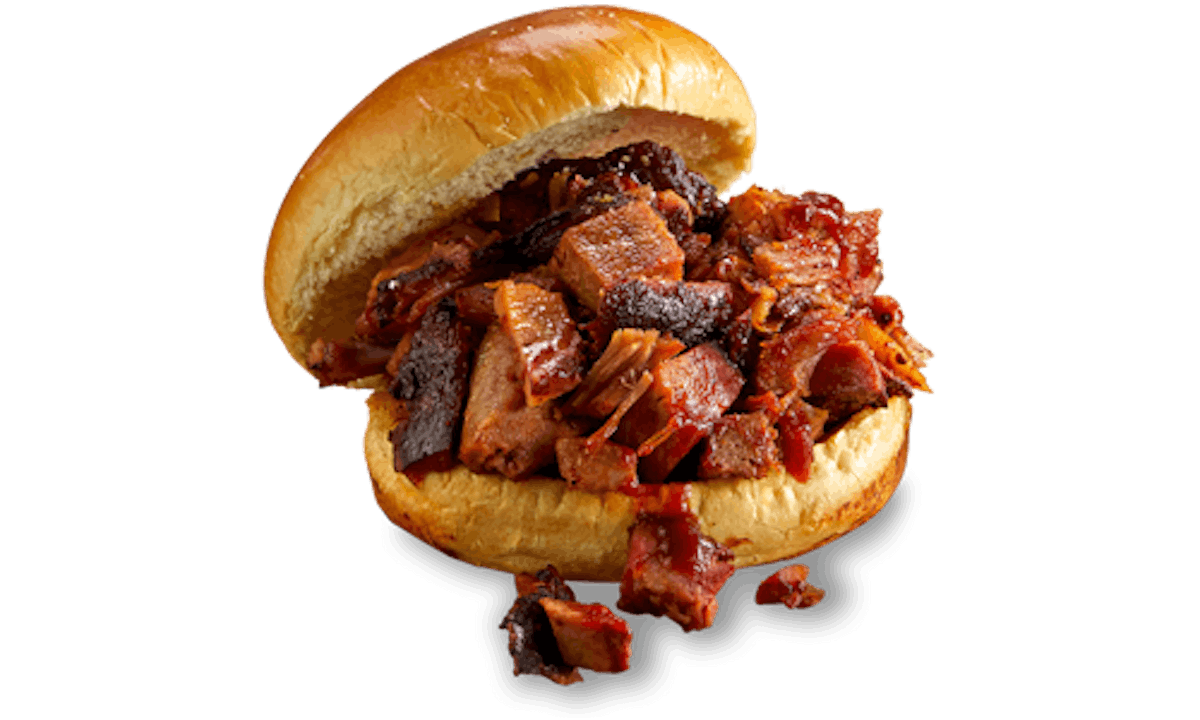 Georgia Chopped Pork Sandwich from Famous Dave's - Cedar Falls in Cedar Falls, IA