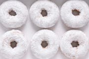 Powdered Sugar Half-Dozen from Duck Donuts - Las Vegas Blvd S in Las Vegas, NV