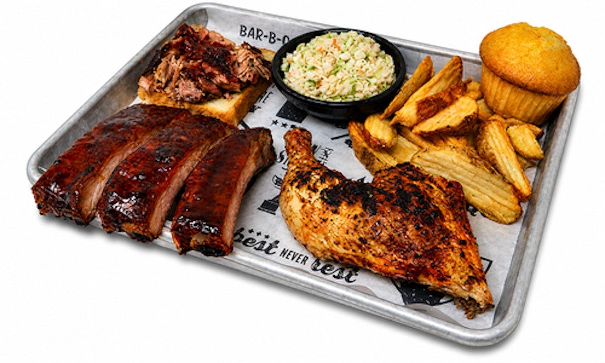 St. Louis Rib N' 2 Meats from Famous Dave's - Cedar Falls in Cedar Falls, IA