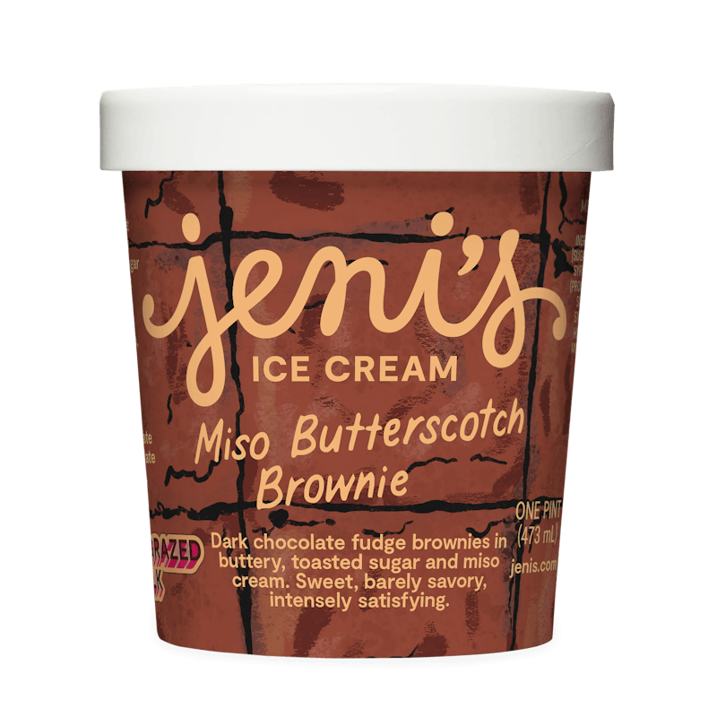 Miso Butterscotch Brownie Ice Cream Pint from Jeni's Splendid Ice Creams - Orlando Ave in Winter Park, FL