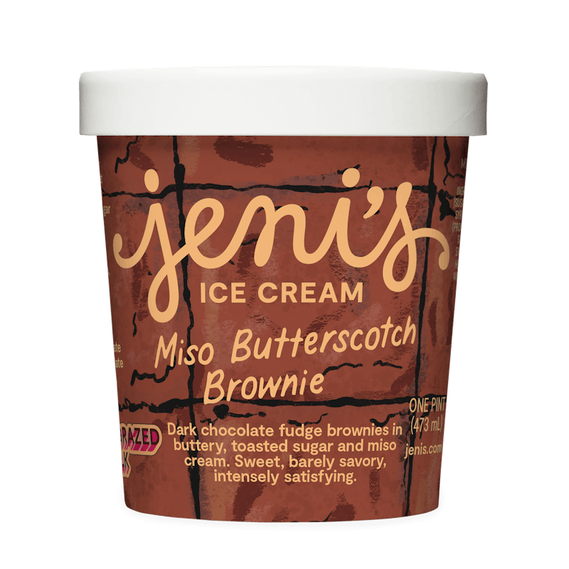 Miso Butterscotch Brownie Pint from Jeni's Splendid Ice Creams - E 5th Ave in Scottsdale, AZ