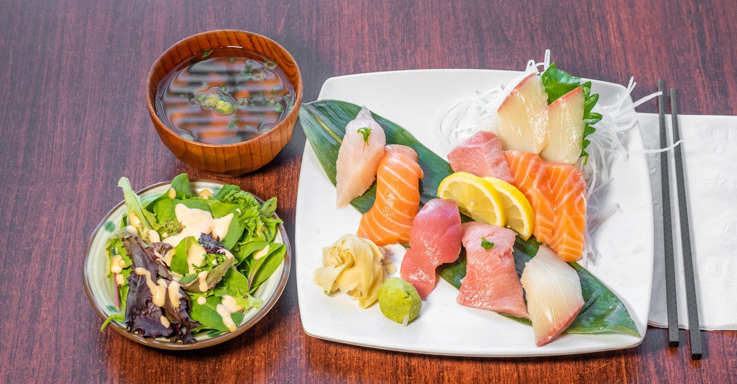 Nigiri (5 Pieces) & Sashimi (5 Pieces) from Sakura Sushi in San Rafael, CA