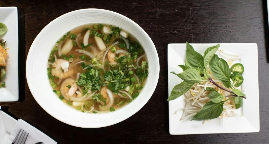 Shrimp Pho (GF) from Lemongrass Asian Fusion in Wausau, WI