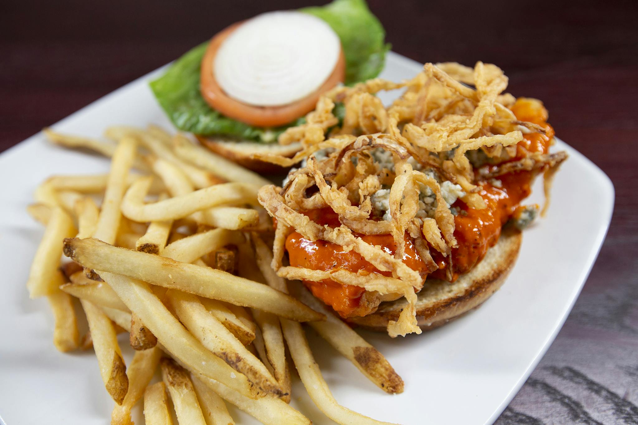 Buffalo Chicken Sandwich from Firehouse Grill - Chicago Ave in Evanston, IL