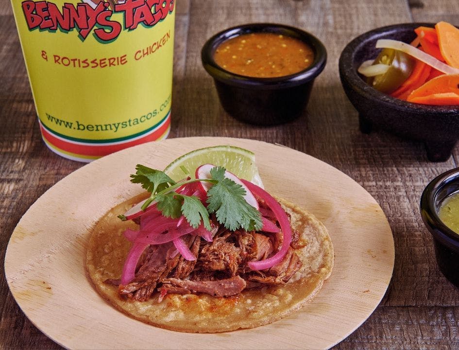 Beef Barbacoa Taco from Benny's Tacos - West Hollywood in Los Angeles, CA