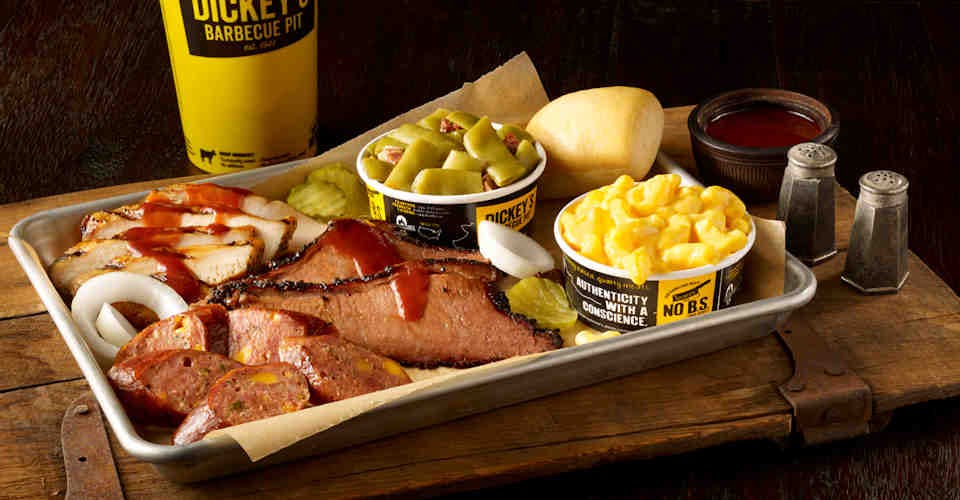 3 Meat Plate from Dickey's Barbecue Pit: Dallas Forest Ln (TX-0008) in Dallas, TX