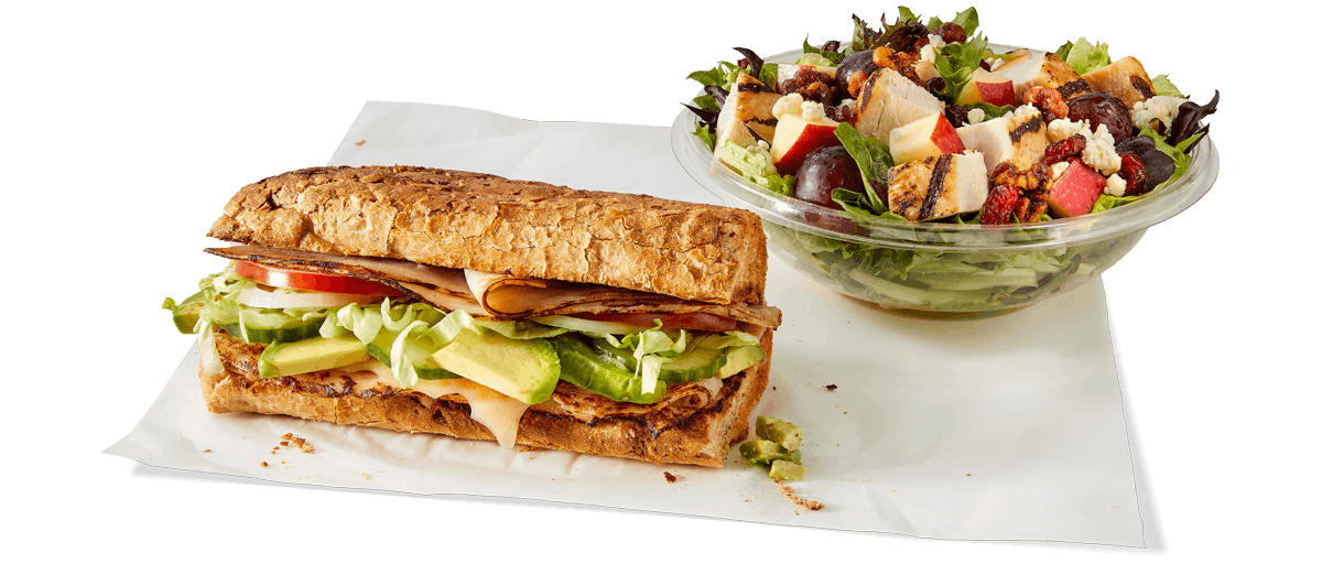 Skinny Sandwich + Half Salad from Potbelly Sandwich Shop - Highland Park (42) in Highland Park, IL
