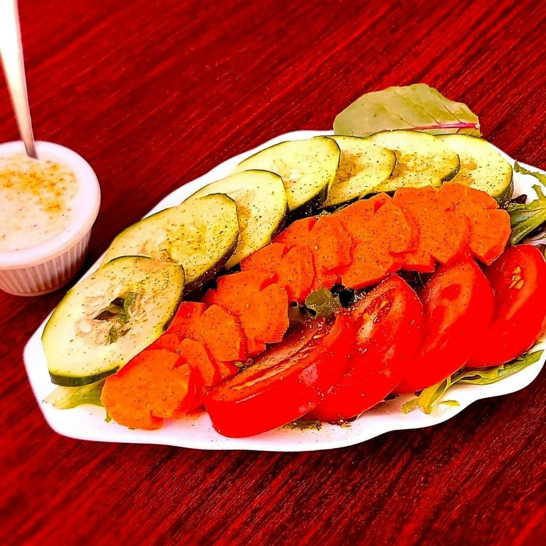 Cucumber Tomato Salad from OM Indian Cuisine in San Francisco, CA