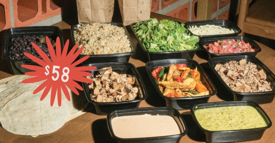 Baja Family Pack from HWY1 Bowls & Burritos in Madison, WI