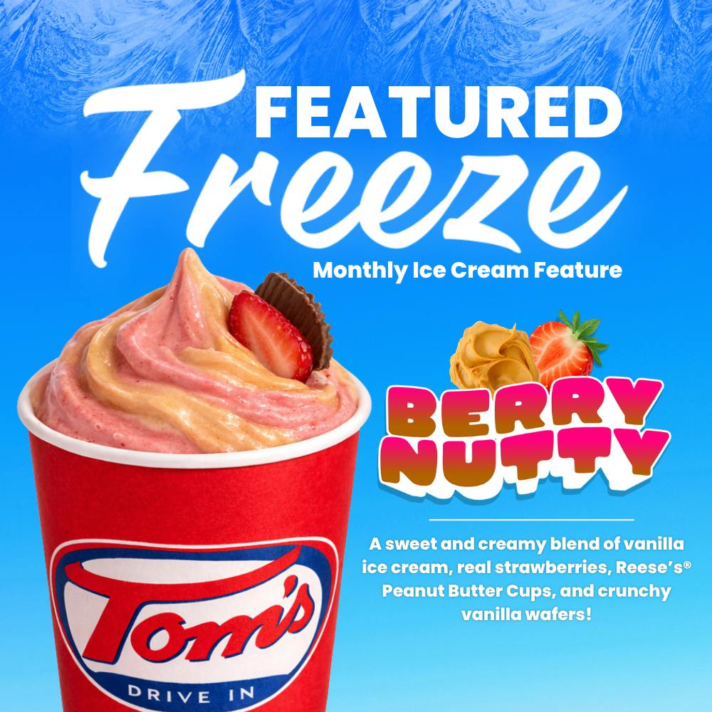 Berry Nutty Blast from Tom's Drive In in Appleton, WI