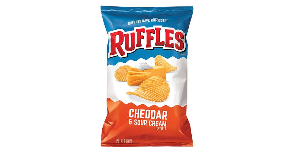 Ruffles Cheddar and Sour Cream, 8 oz. from BP - W Kimberly Ave in Kimberly, WI