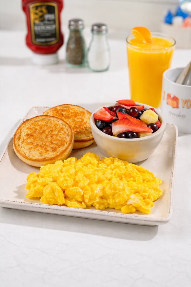2 Egg Breakfast no meat ? from Awake Breakfast + Lunch - Carrollton in Carrollton, TX