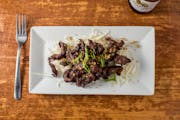 Lunch | Sun-Dried Beef from Monsoon Siam in Madison, WI