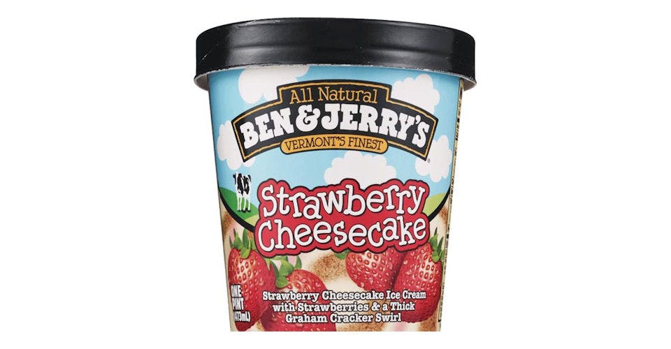 Ben & Jerry's Strawberry Cheesecake (1 pint) from CVS - W Forest Home Ave in Milwaukee, WI