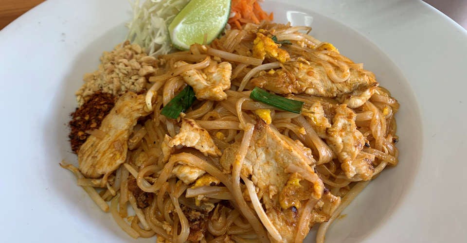Pad Thai from Thai Basil in Madison, WI