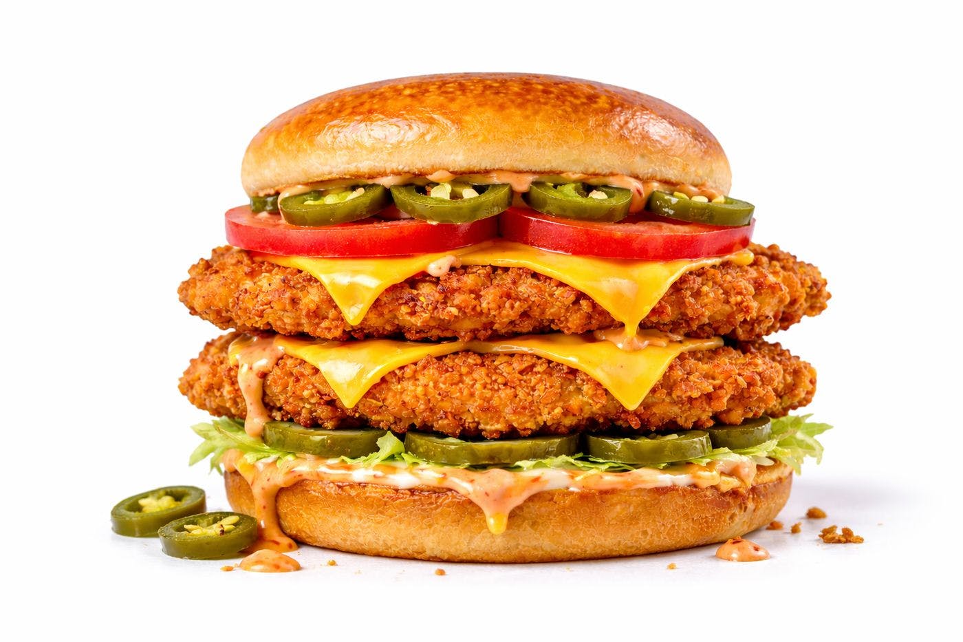 Spicy Chicken Sandwich from The Fatty Patty-Downtown (Food Truck) in Milwaukee, WI