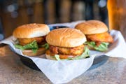 Cap?n Crunch Chicken Sliders from Brickhouse Craft Burgers & Brews in De Pere, WI