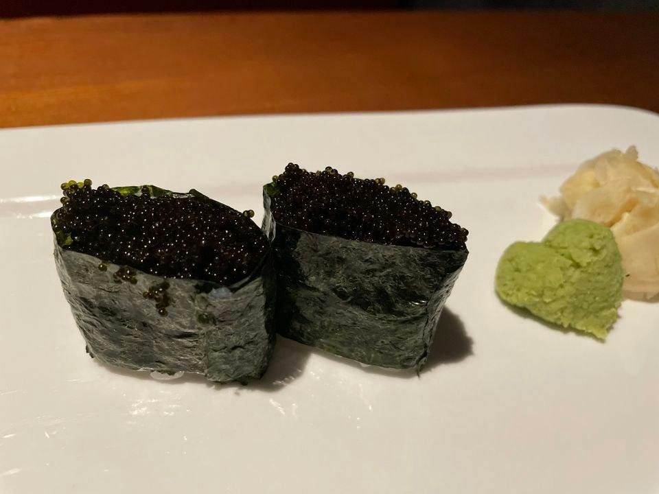 Tobiko Sushi/Sashimi from Wasabi in Ames, IA