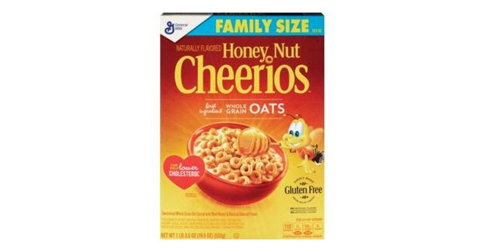 General Mills Honey Nut Cheerios Cereal Family Size (19.5 oz) from CVS - W Forest Home Ave in Milwaukee, WI