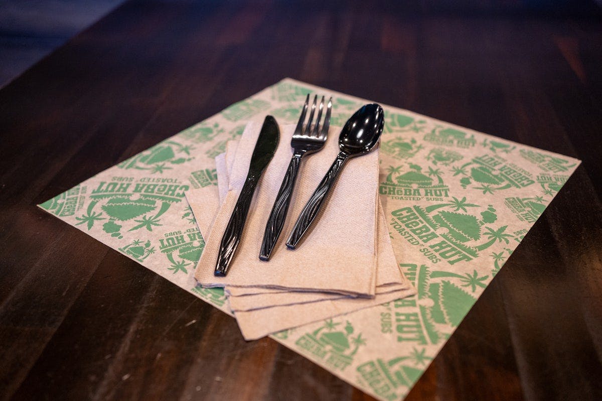 Include Napkins & Utensils from Cheba Hut - Madison in Madison, WI