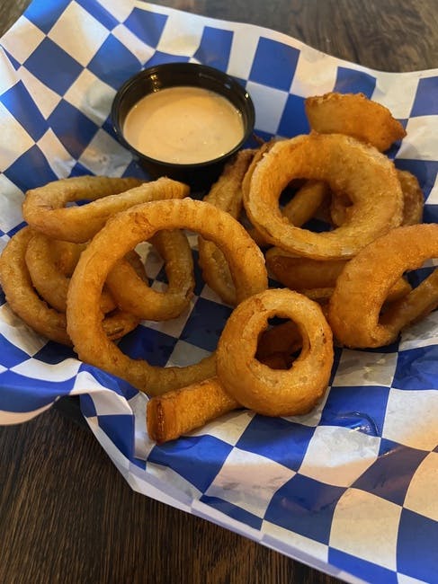 Onion Rings from Old Munich Tavern in Wheeling, IL