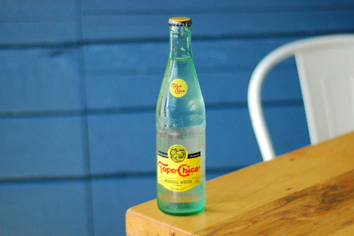 topo chico agua mineral from Bartaco - Hilldale in Madison, WI