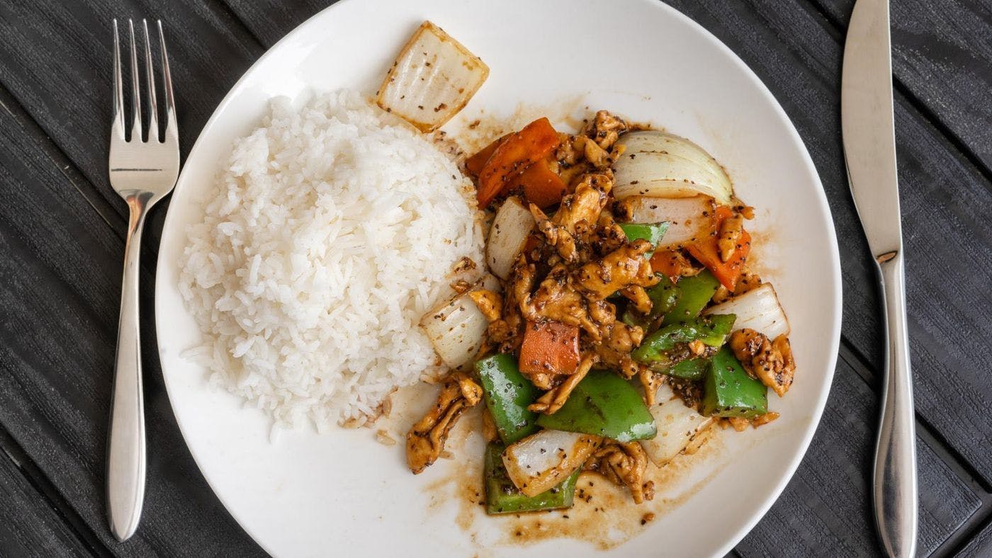 Black Pepper Steak (5LB Half Pan) from General Tso's Restaurant & Catering - Dunwoody in Dunwoody, GA