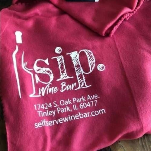 Sip Fleece Blanket from Sip Wine Bar & Restaurant in Tinley Park, IL