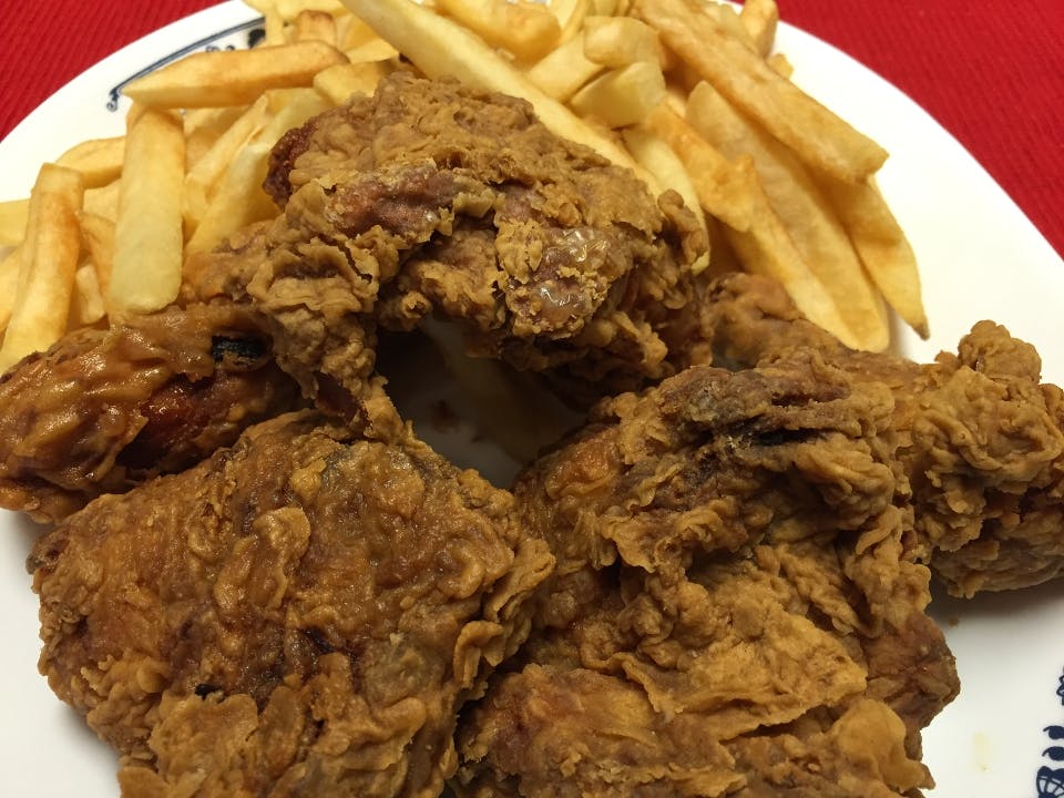 Fried Chicken with Fries (3 Piece) from El Flamboyan in Orlando, FL