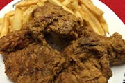 Fried Chicken with Fries (3 Piece) from El Flamboyan in Orlando, FL