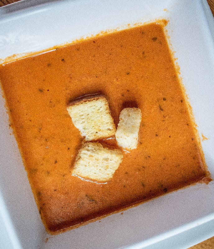 Bowl Of Tomato Basil Soup from Austin Soup And Sandwich - Burnet Rd in Austin, TX