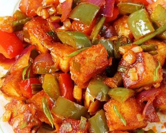 Chilli Paneer from IGrill Kebabs & Biryanis in Santa Clara, CA
