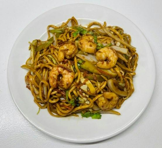Shrimp Lo Mein from Happy Wok - Elmwood Ave in Middleton, WI
