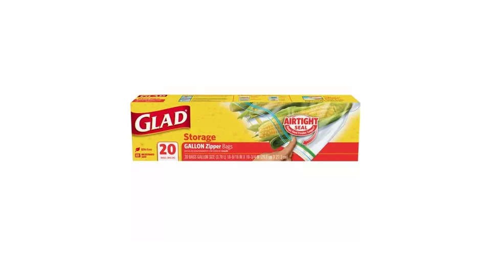 Glad Freezer Zipper Bags, Sandwich Size, 20 Count from BP - W Kimberly Ave in Kimberly, WI